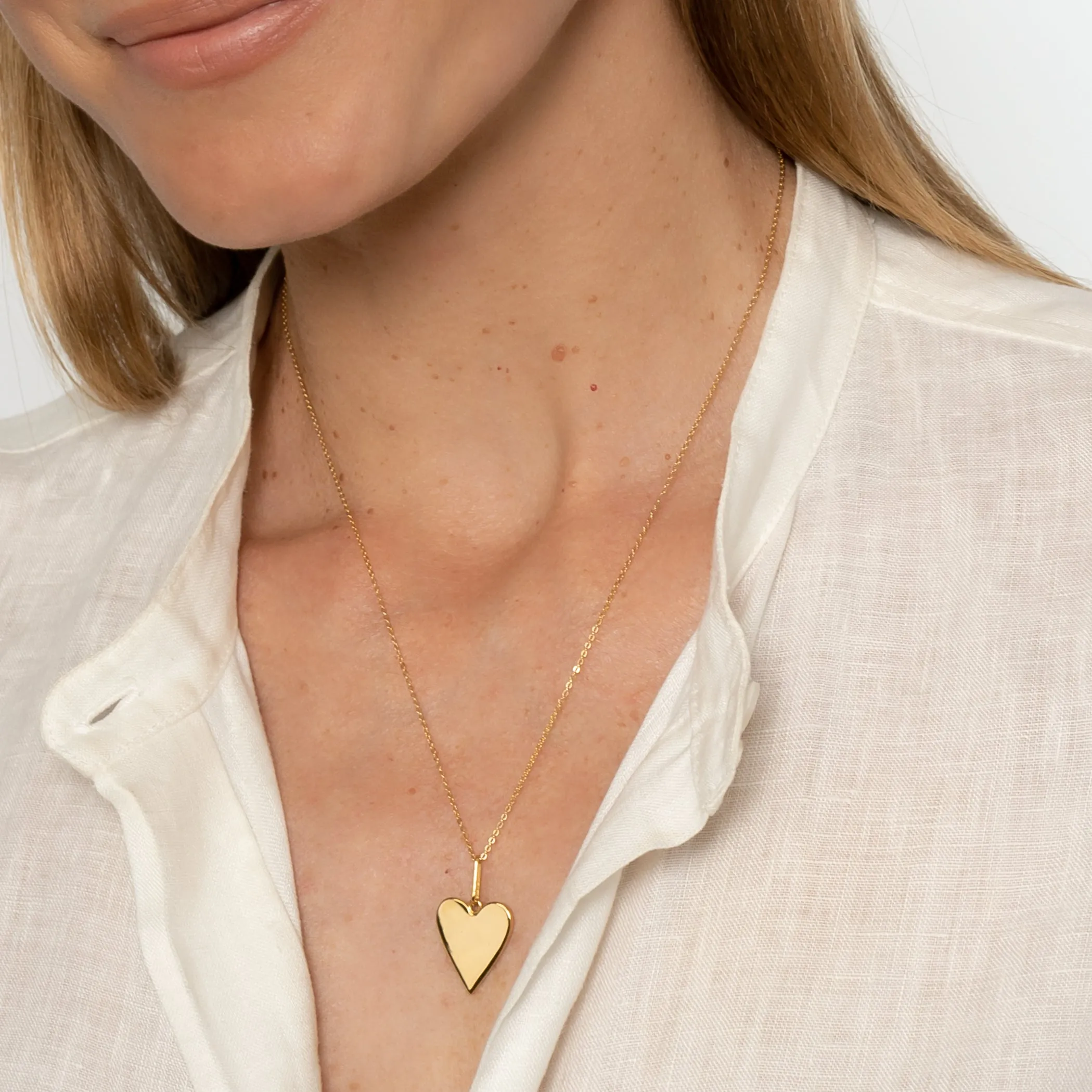 14k Fine Amaya Heart Necklace