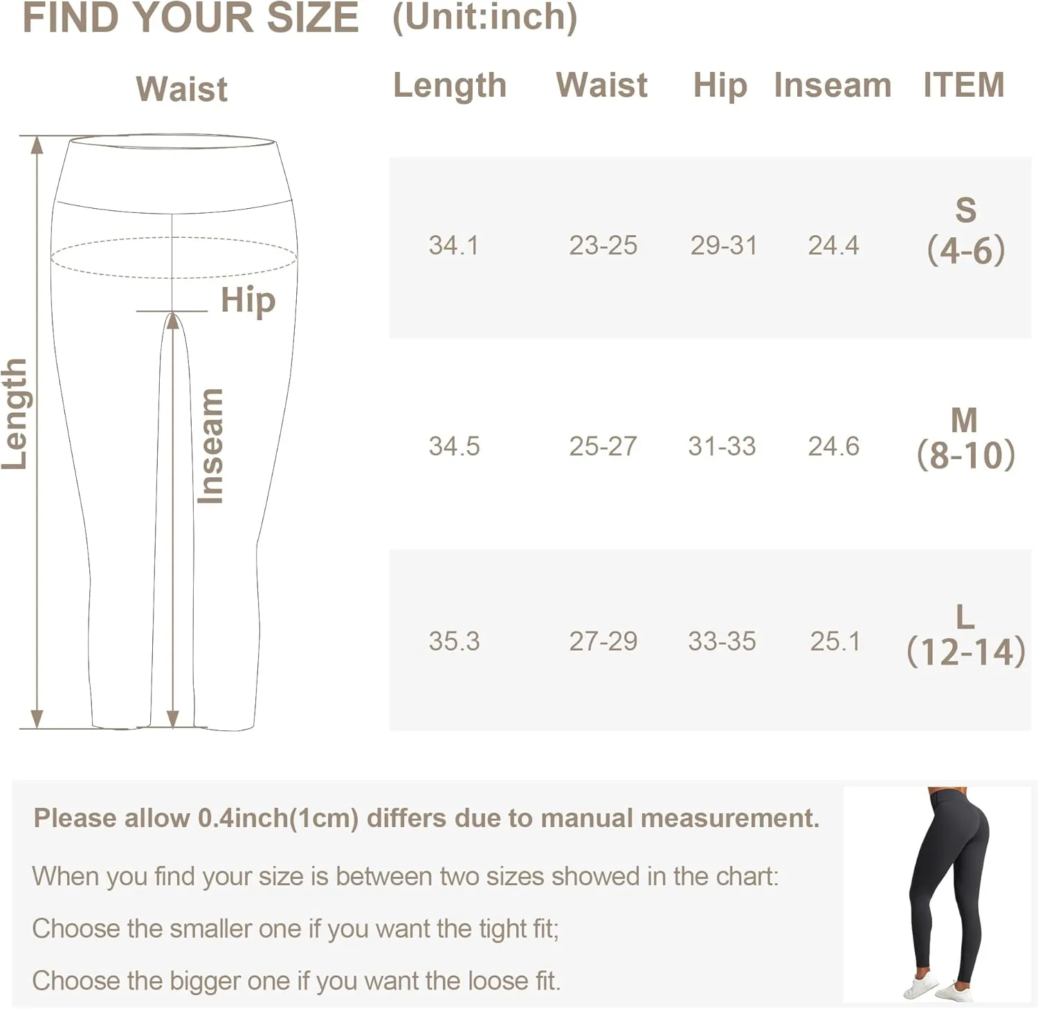 2 Pack High Waisted Leggings for Women-Soft Athletic Tummy Control Pants for Running Yoga Workout