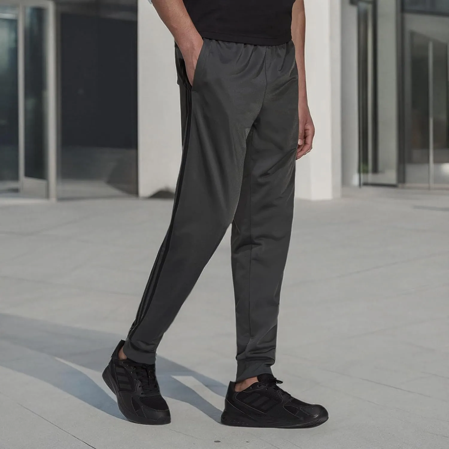 adidas Men's Essentials 3-Stripes Tricot Jogger Pants