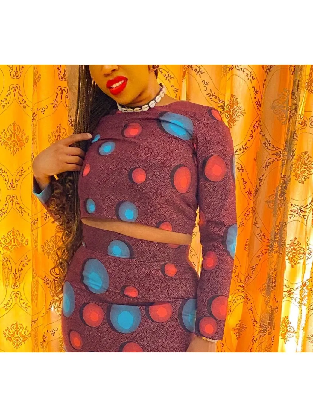African Print Top