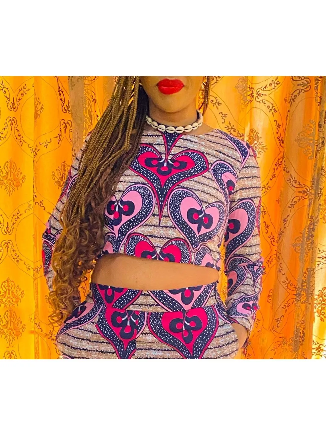 African Print Top