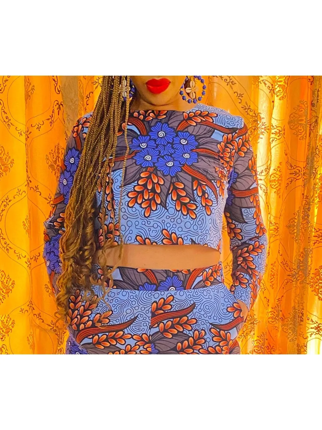 African Print Top