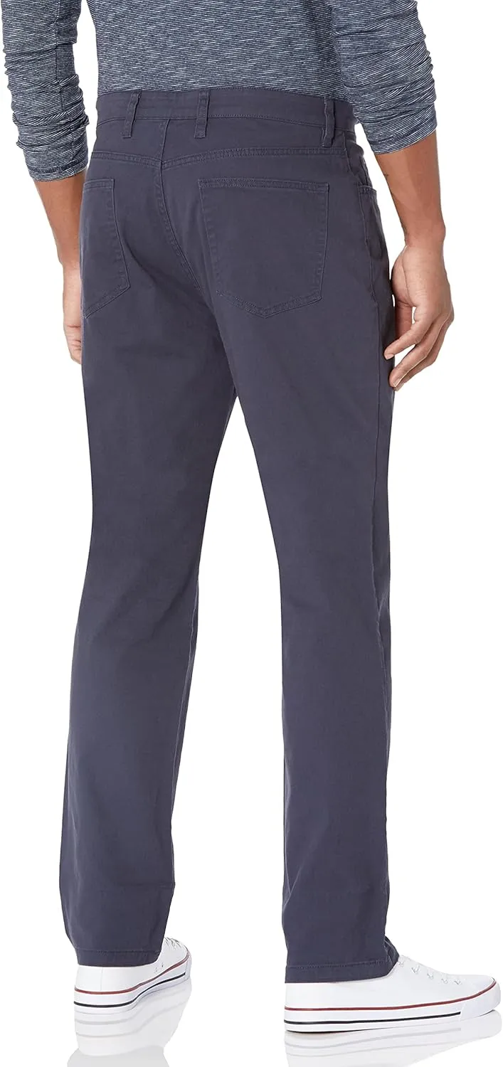 Amazon Essentials Men's Chinos, Athletic Fit, Work Pants, 5-Pocket, Comfort Stretch