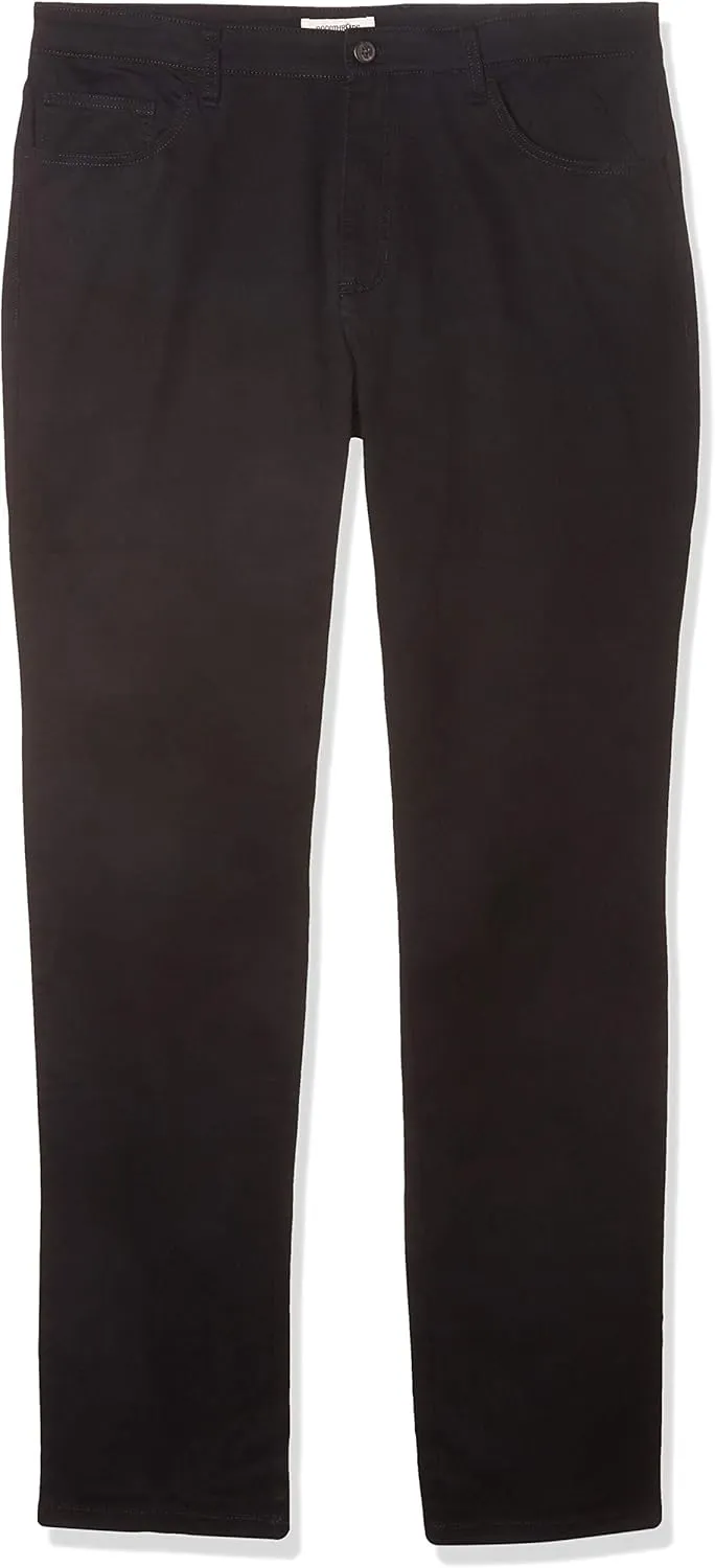 Amazon Essentials Men's Chinos, Athletic Fit, Work Pants, 5-Pocket, Comfort Stretch