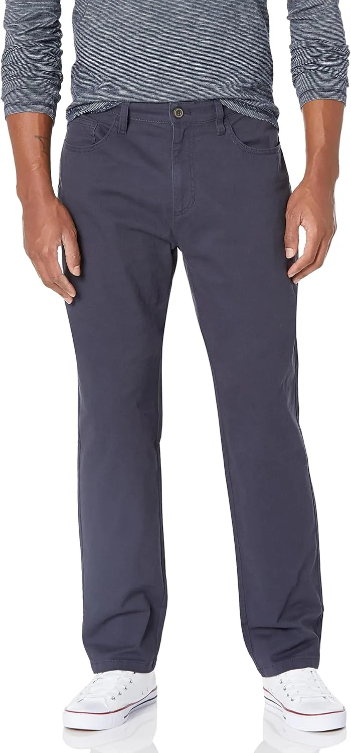 Amazon Essentials Men's Chinos, Athletic Fit, Work Pants, 5-Pocket, Comfort Stretch