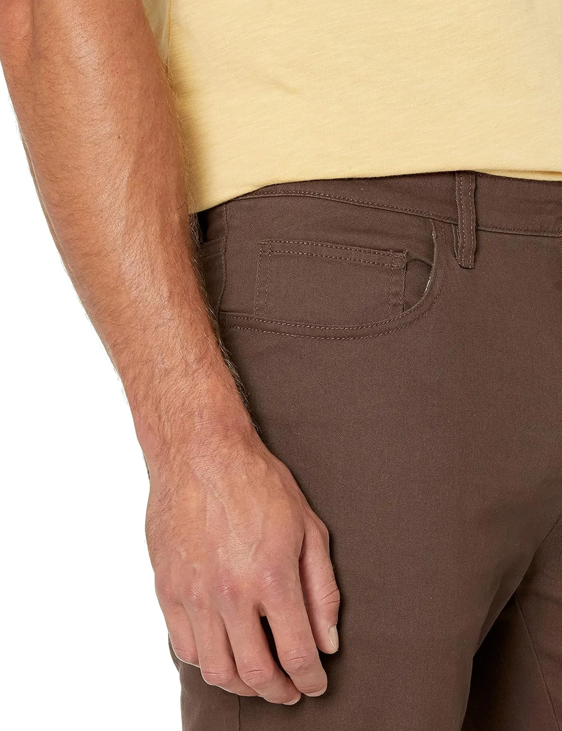 Amazon Essentials Men's Chinos, Athletic Fit, Work Pants, 5-Pocket, Comfort Stretch