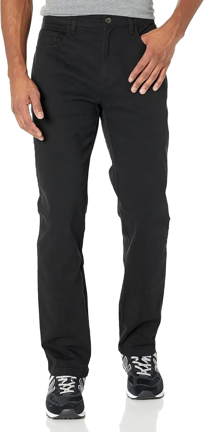 Amazon Essentials Men's Chinos, Athletic Fit, Work Pants, 5-Pocket, Comfort Stretch