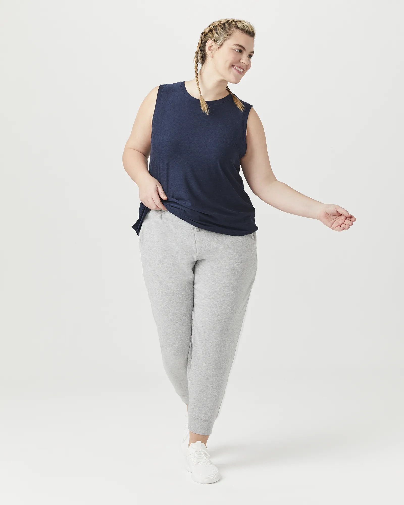 Andi Muscle Tank | Navy