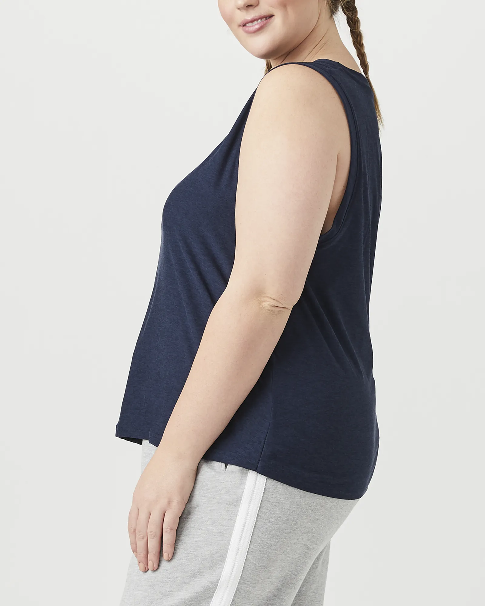 Andi Muscle Tank | Navy