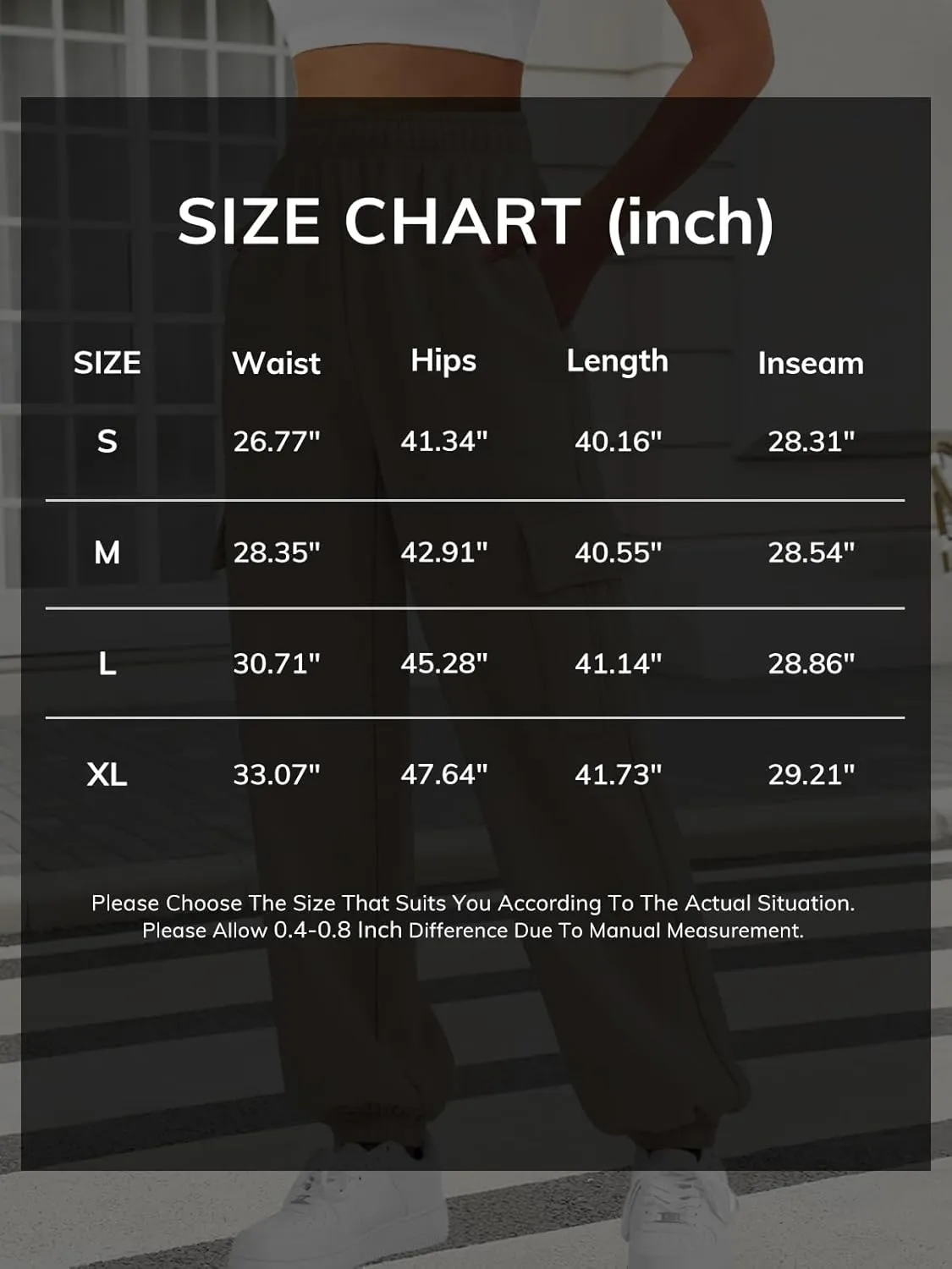 ATHMILE Womens Cargo Sweatpants Oversized Fleece Joggers Fall Fashion Outfits Y2k Clothes 2024 with Pockets