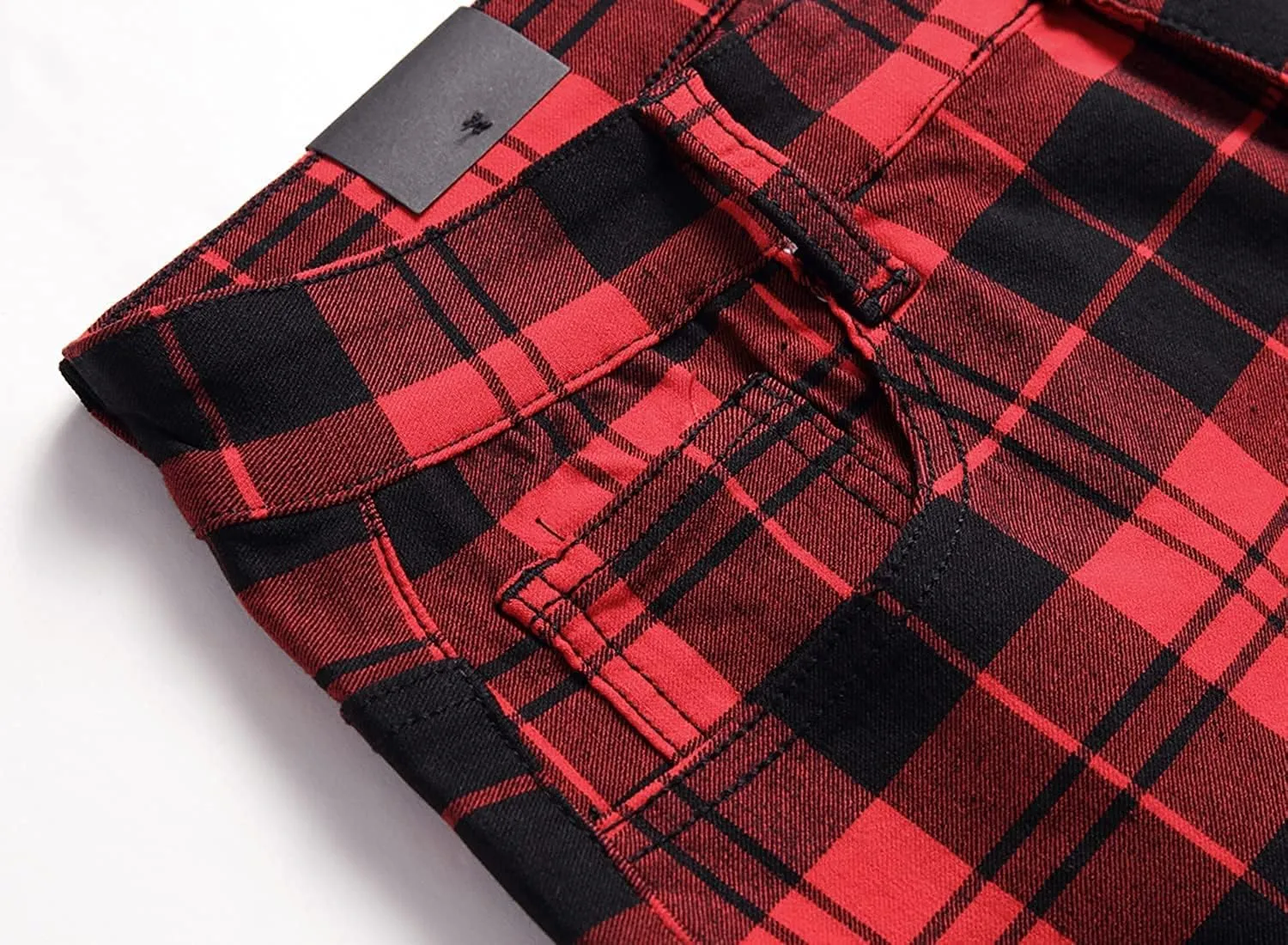 Banana Bucket Plaid Panst Stretch Slim Fit Business Casual Dress Chinos Pants Skinny Mens Dress Pants