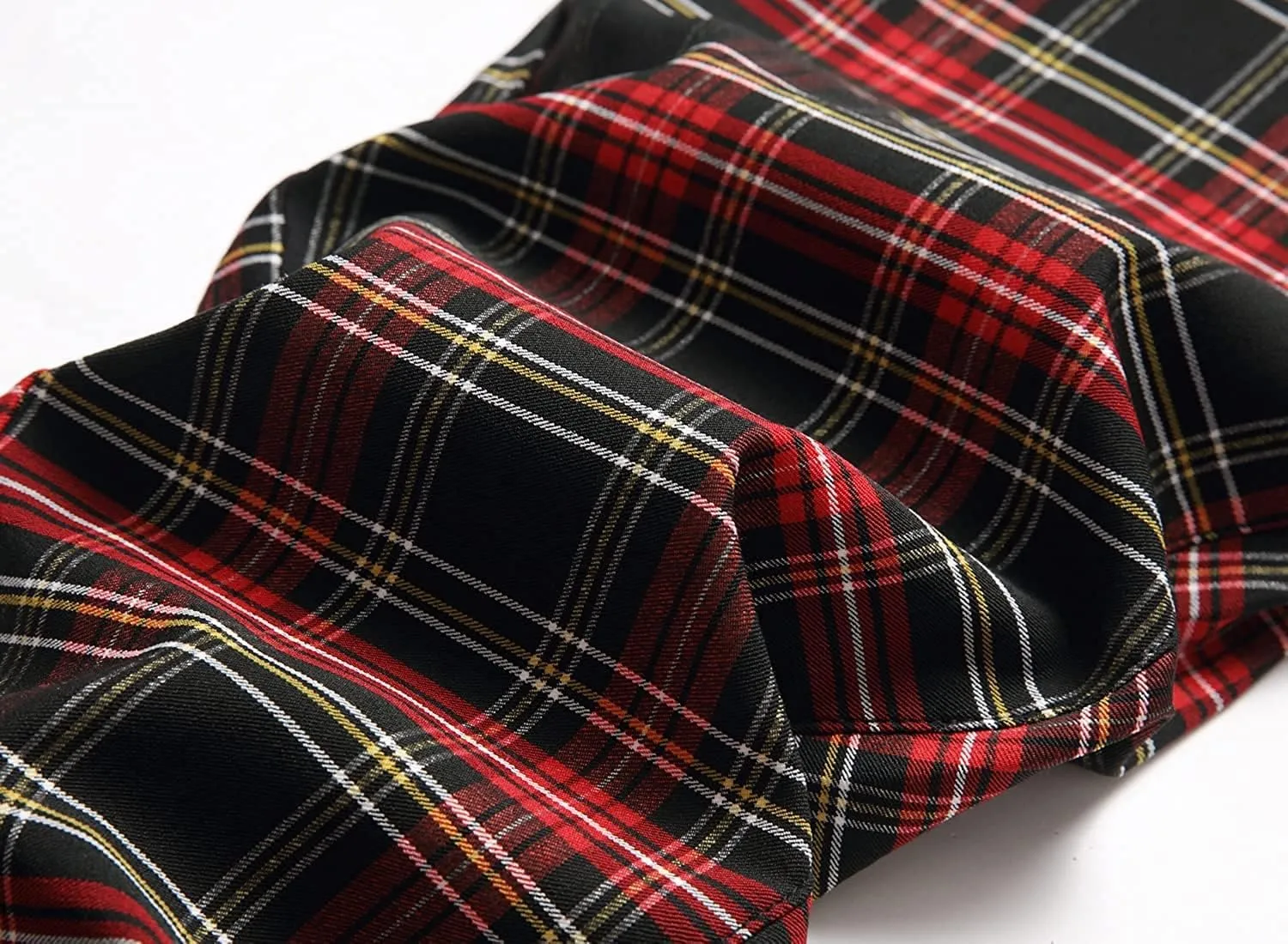 Banana Bucket Plaid Panst Stretch Slim Fit Business Casual Dress Chinos Pants Skinny Mens Dress Pants
