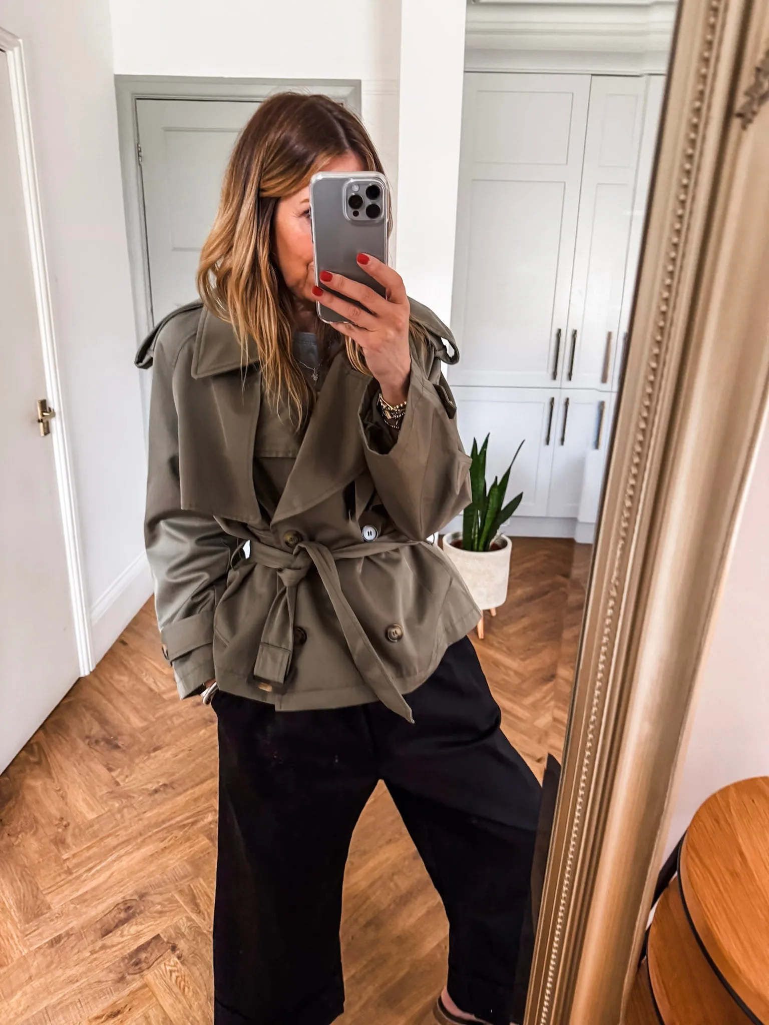 Belted Short Mac