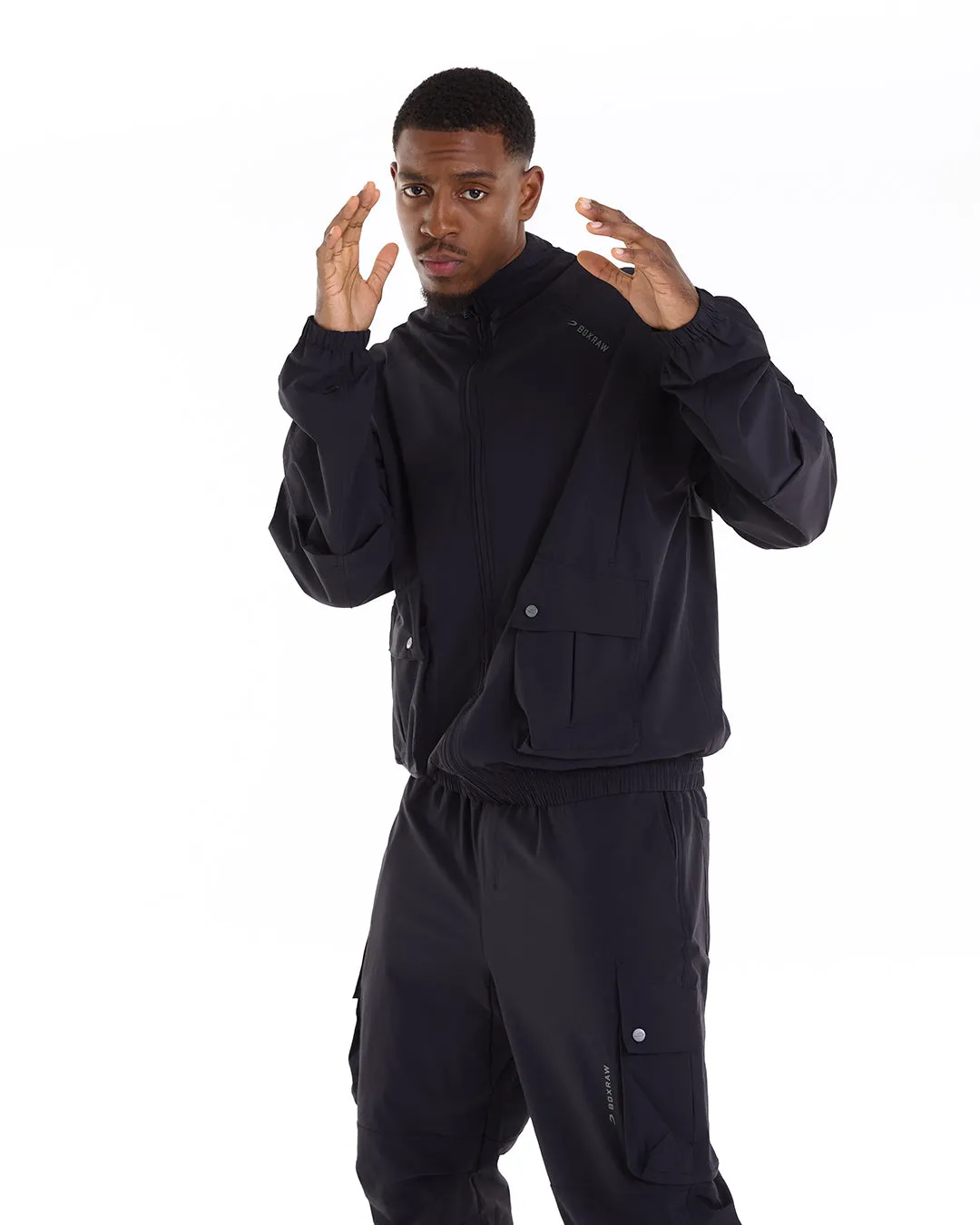 Benton Cargo Jacket - Black