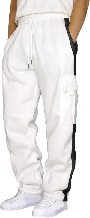 BIFUTON Cargo Pants for Men, Mens Heavyweight Cargo Pants Casual Jogger Athletic Pant Loose Fit Drawstring Running Sweatpants