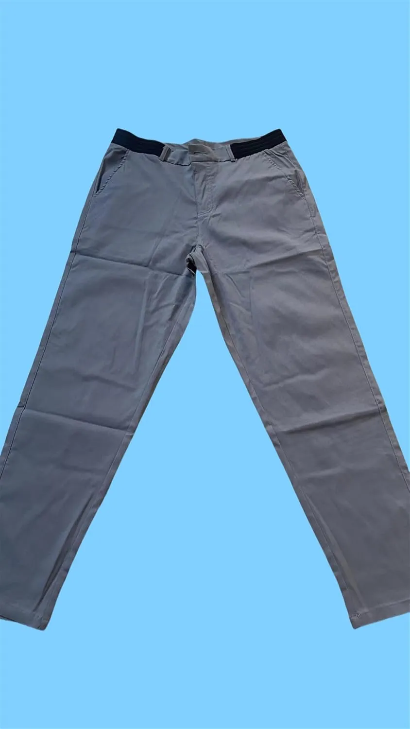 Bizgent Active Chinos, High Elasticity Slim Fit Pants for Men, Classic-Fit Wrinkle Resistant Comfort Stretch Work Pants