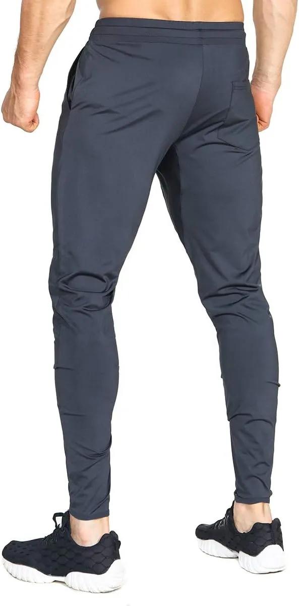 BROKIG Mens Lightweight Gym Jogger Pants,Men's Workout Sweatpants with Zip Pocket