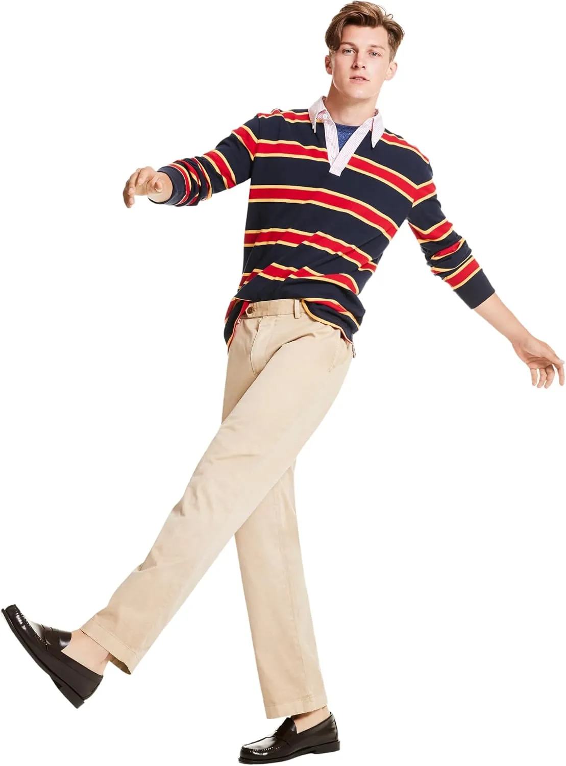 Brooks Brothers Men's Garment-Dyed Vintage Chino Pants