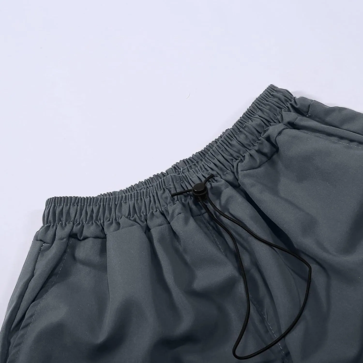 Cargo Pants for Women Elastic High Waisted Wide Leg Pants Summer Casual Loose Streetwear Y2K Trousers with Pockets