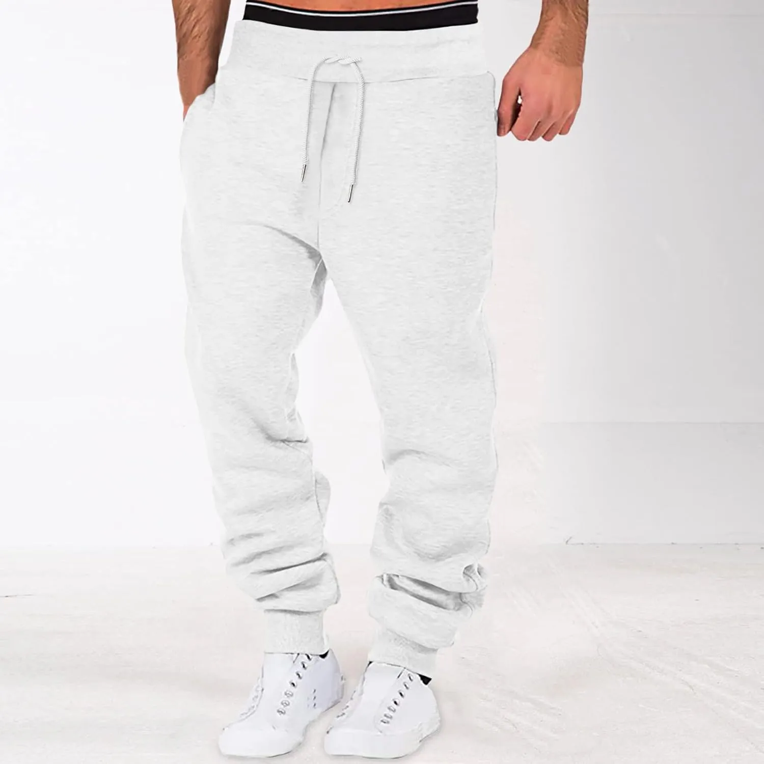 Cargo Sweatpants for Men Mens Lounge Pants Pants for Workout Running Training Jogging Gym Mens Jogger Sweatpants with