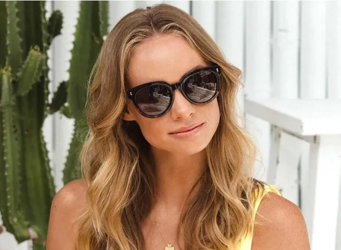 Carve Harpo Sunglasses Gloss Black tort Brown Polarised
