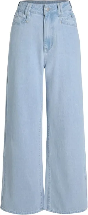 CIDER Jeans for Women High Waist Wide Leg Denim Pants Straight Leg Trouser Pants Mid Waist Trendy