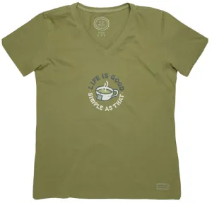 Crusher Simple Tea Cup T-Shirt by Life is good