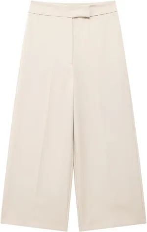 Dressy Loose Fit Pants for Women High Waist Work Office Palazzo Pants Summer Casual Wide Leg Trousers with Pockets
