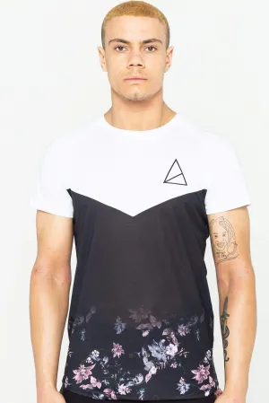 Ellwood Gradient Print Men's T-Shirt - Black