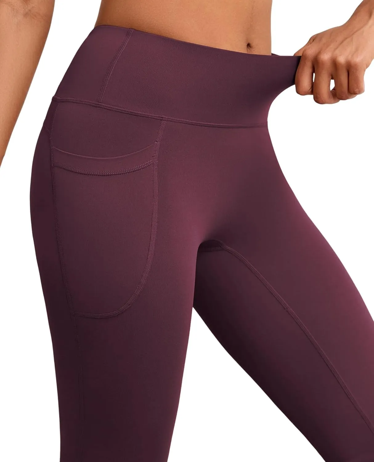 Flare Yoga Pants with Pockets for Women Wide Leg Tummy Control Flared Workout Leggings High Waist