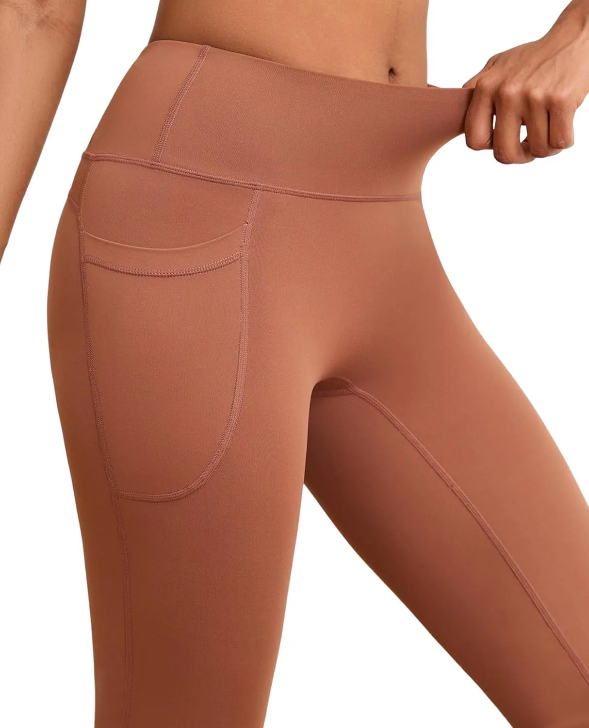 Flare Yoga Pants with Pockets for Women Wide Leg Tummy Control Flared Workout Leggings High Waist
