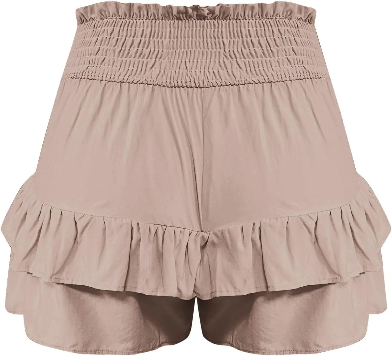 Flowy Shorts for Women Casual Boho Floral Skorts Ruffle Mini Skirts Running Tennis Butterfly Short Summer Beach Short