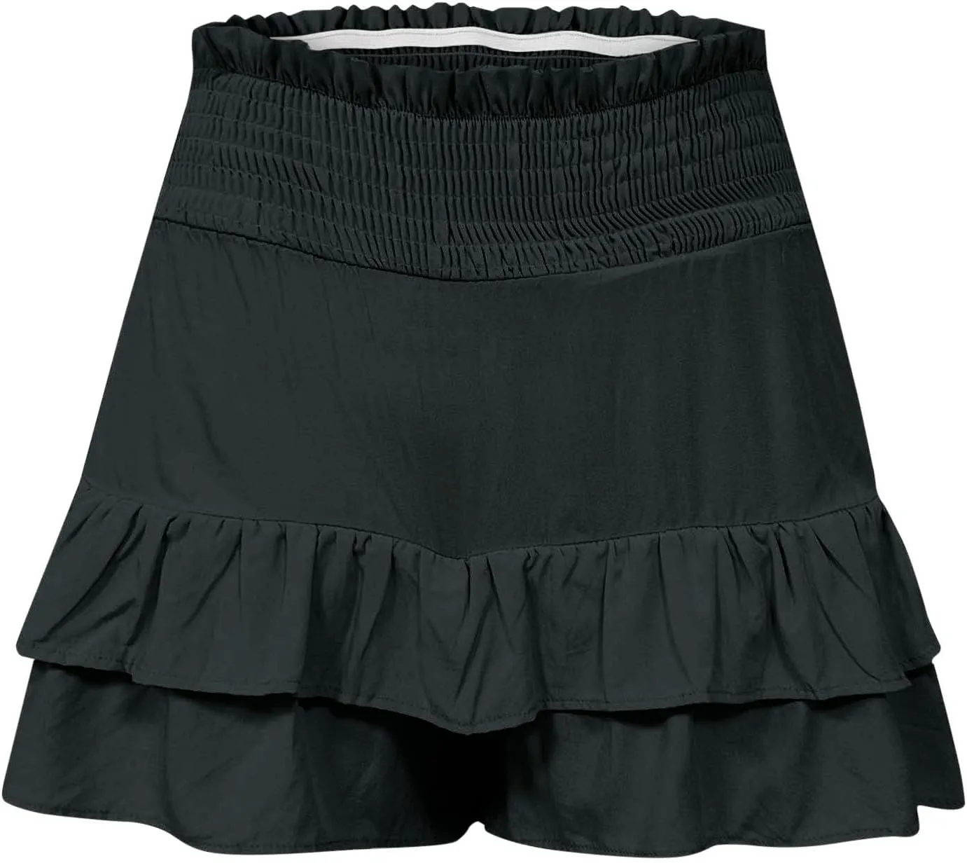 Flowy Shorts for Women Casual Boho Floral Skorts Ruffle Mini Skirts Running Tennis Butterfly Short Summer Beach Short