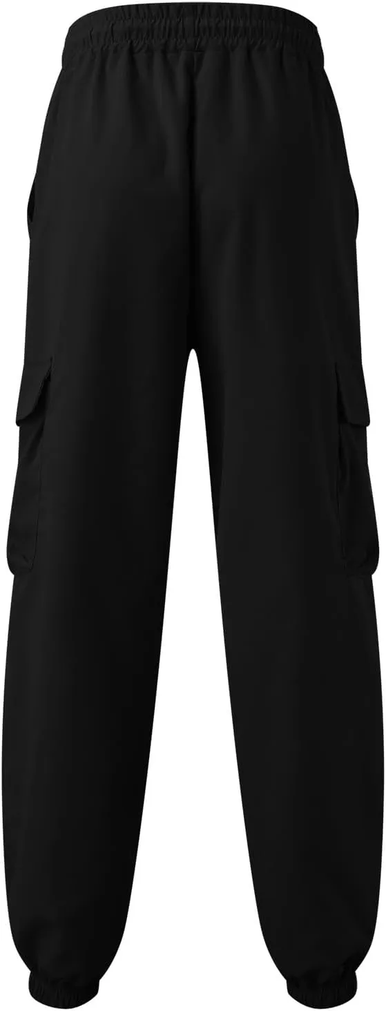 FZVYD Cargo Pants for Men Joggers Cargo Pants Fashion Casual Sweatpants Work Pants Drawstring Loose Trousers with Pockets