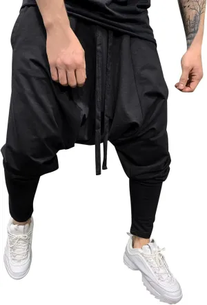 FZVYD White Cargo Pants Men Mens Joggers Cargo Pants Fashion Casual Sweatpants Work Pants Drawstring Loose Trousers Pockets