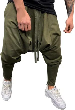 FZVYD White Cargo Pants Men Mens Joggers Cargo Pants Fashion Casual Sweatpants Work Pants Drawstring Loose Trousers Pockets