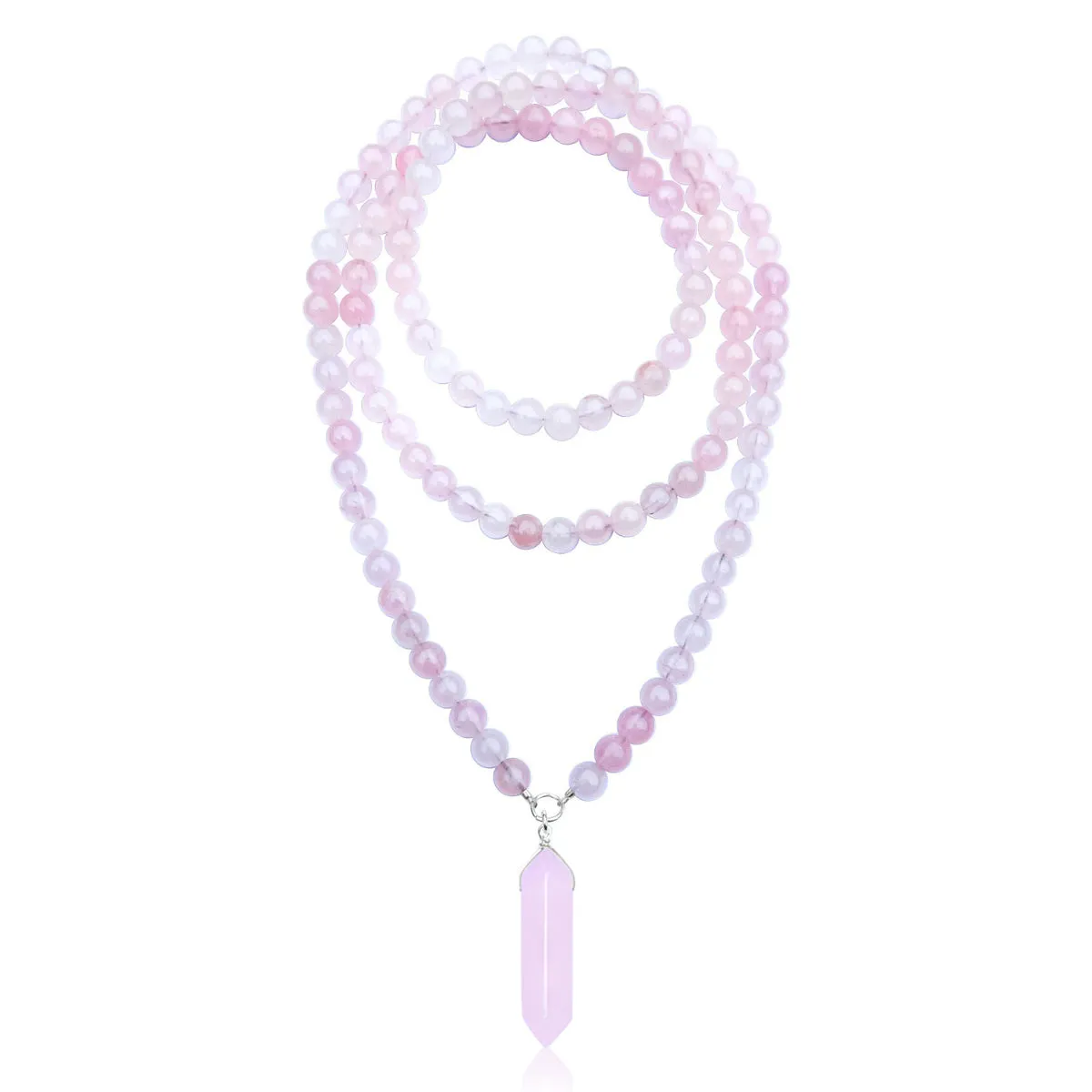 Gentle Heart Rose Quartz Necklace