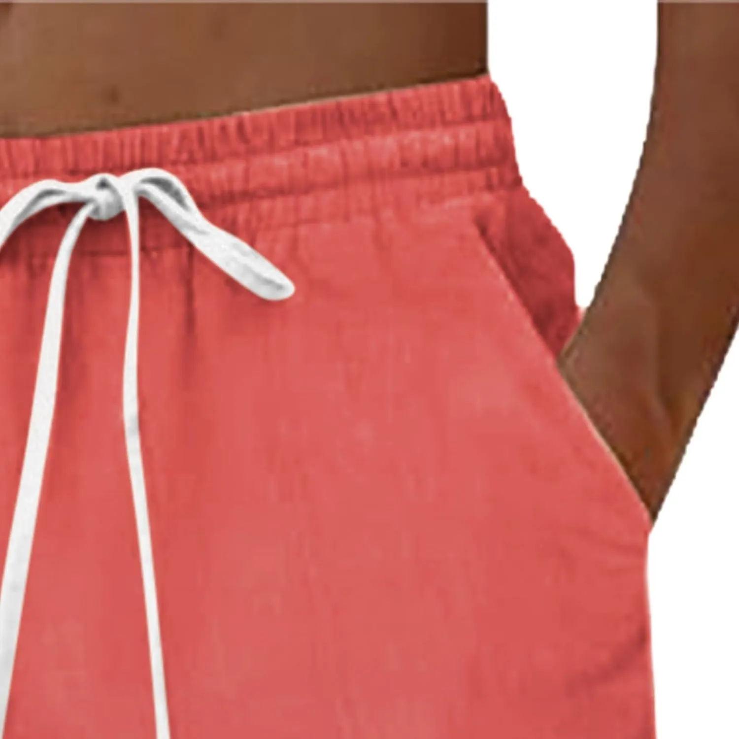 GIERIDUC Men Casual Linen Pants Hippie Drawstring Yoga Pants Elastic Waist Lightweight Trouser Casual Ombre Summer Beach Pant