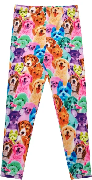 Girl Unicorn Leggings Kid Rainbow Print Legging Tights Trousers Slim Long Pants