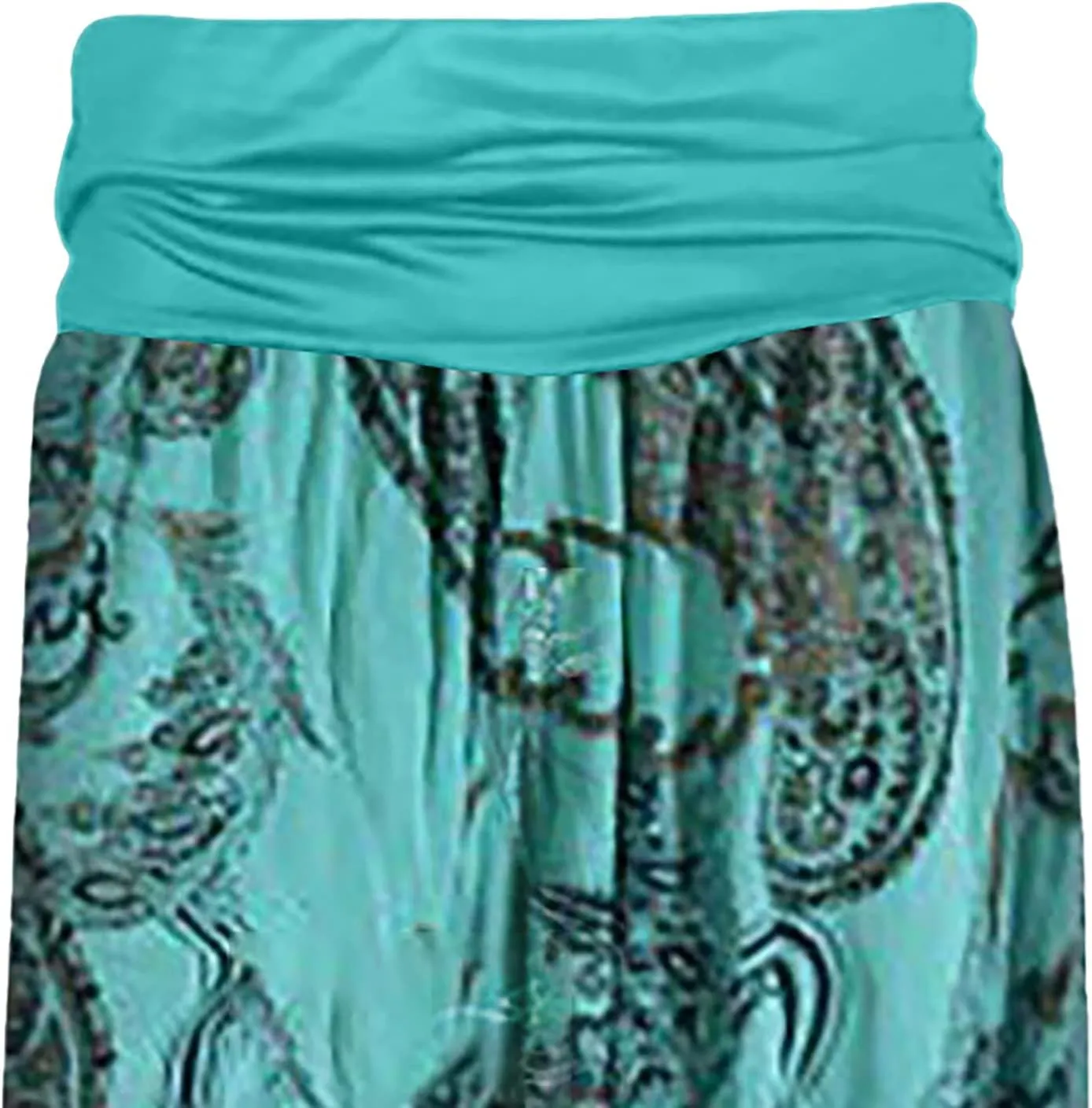 Harem Pants Women Hippie High Waist Boho Petite Length Pants 2024 Plus Size Causal Yoga Flowy Lounge Pajama Joggers