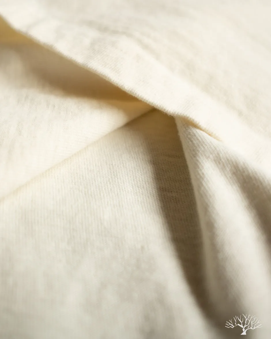 Heavyweight Slub Tee - Antler White