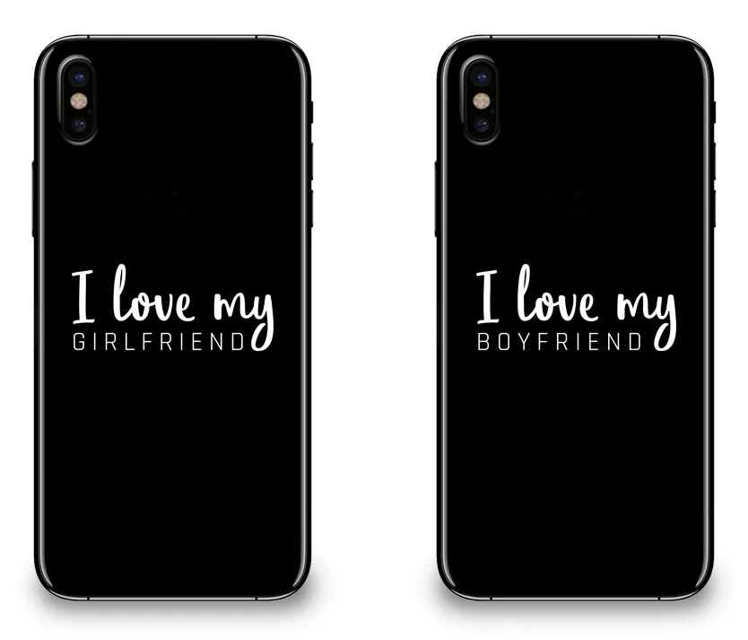 I Love My Girlfriend & Boyfriend - Couple Matching Phone Cases