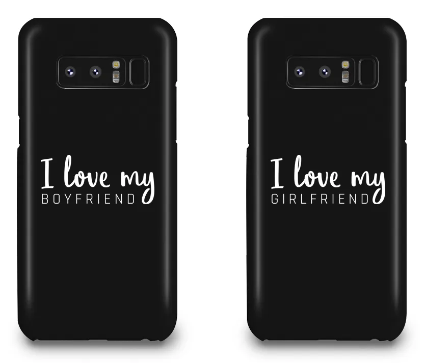 I Love My Girlfriend & Boyfriend - Couple Matching Phone Cases