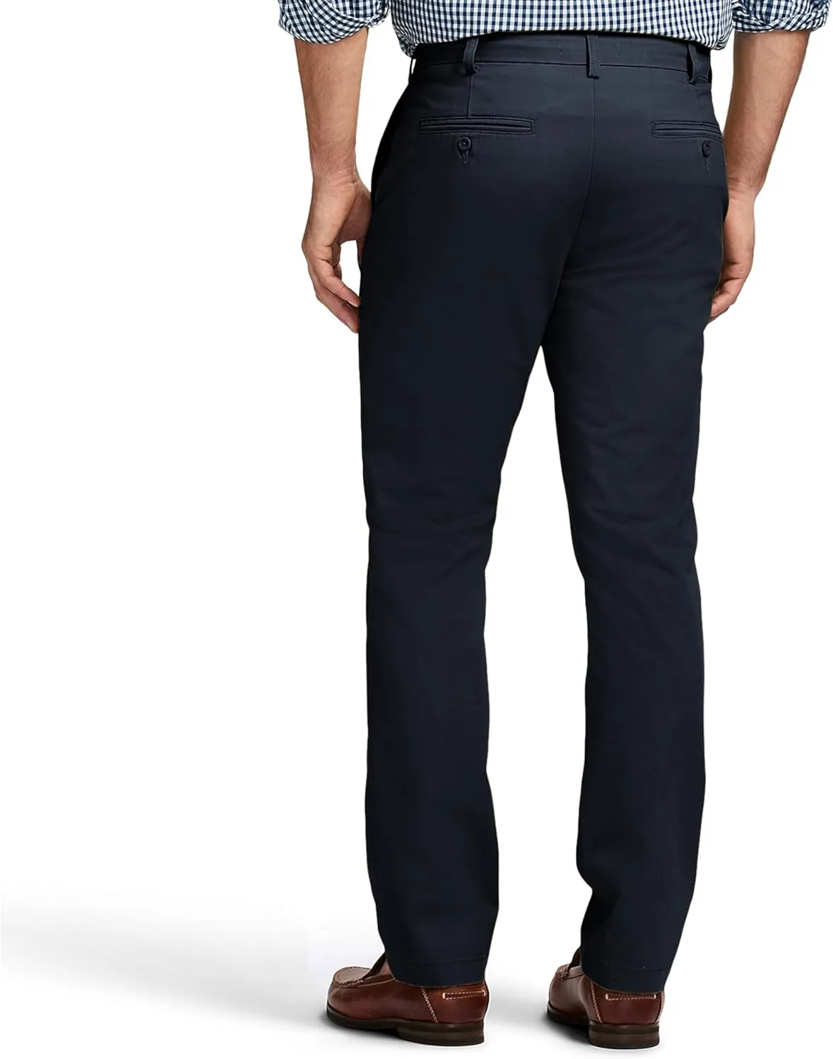 IZOD Men's American Chino Flat Front Straight Fit Pant