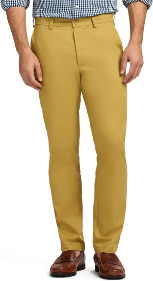 IZOD Men's American Chino Flat Front Straight Fit Pant