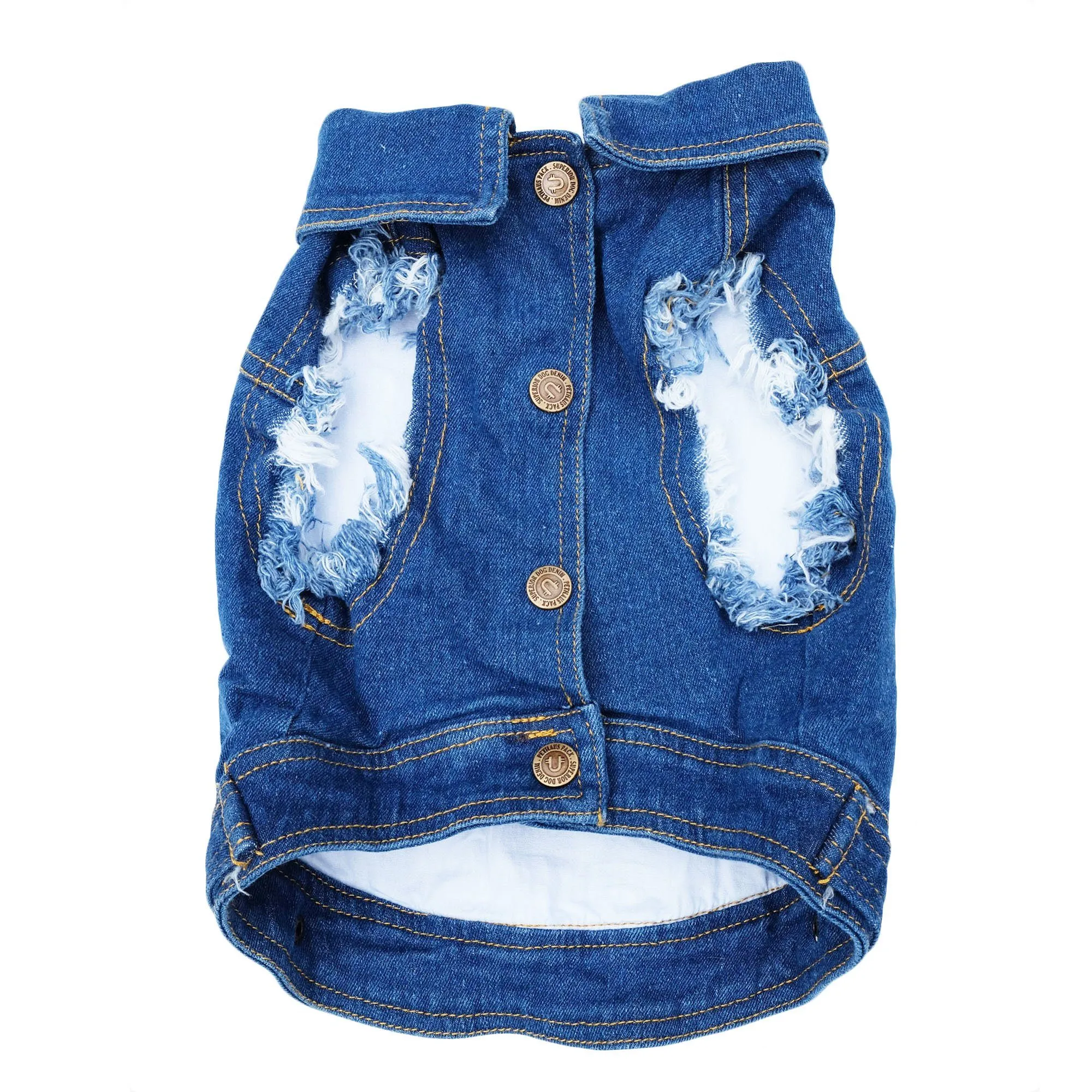Layer Up! Denim Vest & Hoodie Set