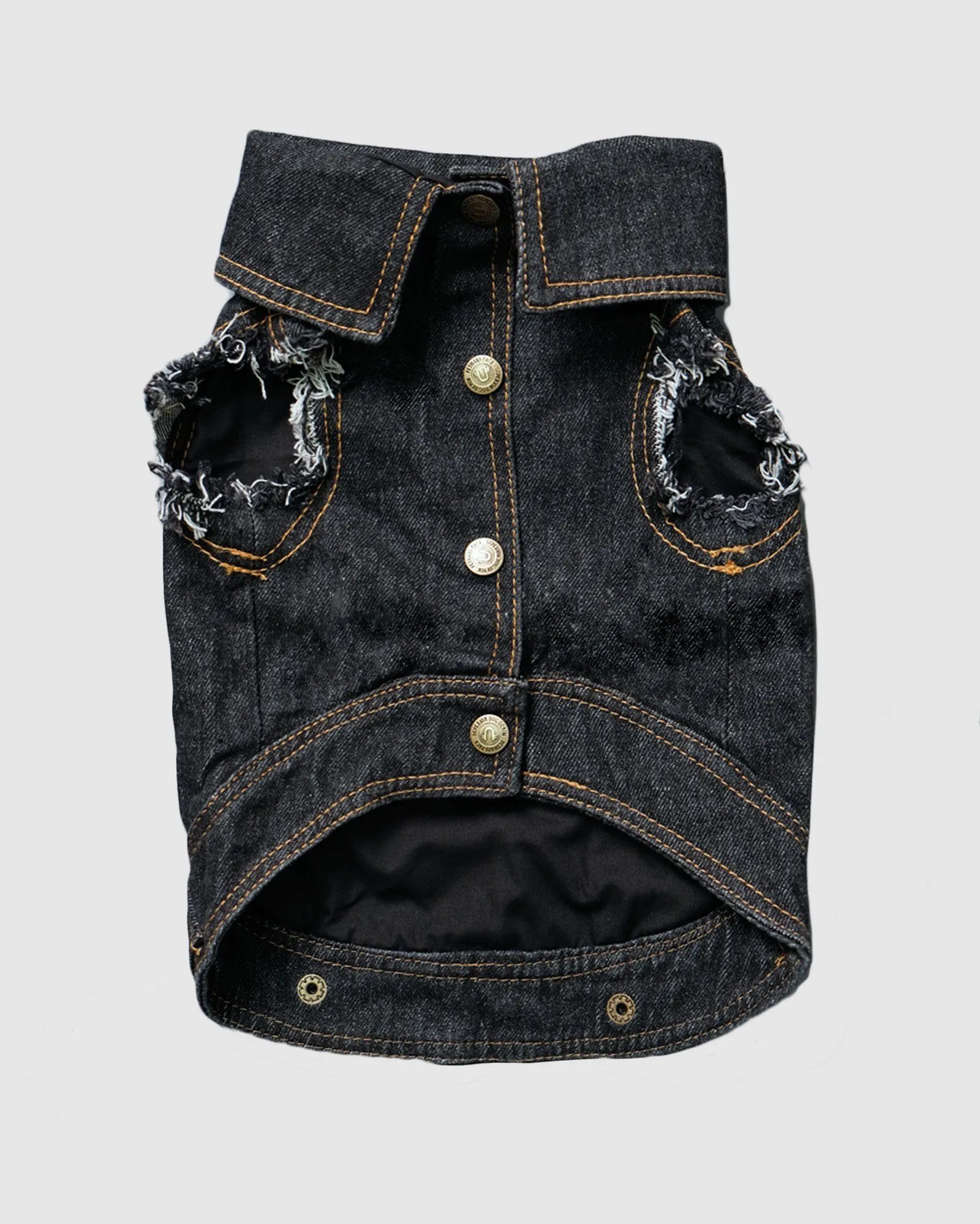 Layer Up! Denim Vest & Hoodie Set