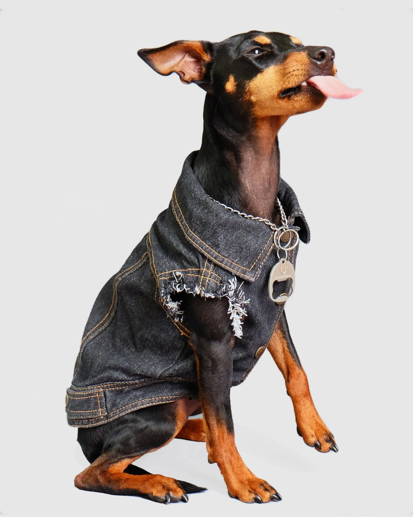 Layer Up! Denim Vest & Hoodie Set