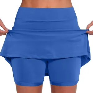 LEMONONSTORE Tennis Skirts for Women Jogger Skating Shorts Athletic Golf Skorts Skirt High Waisted Running Workout Skorts