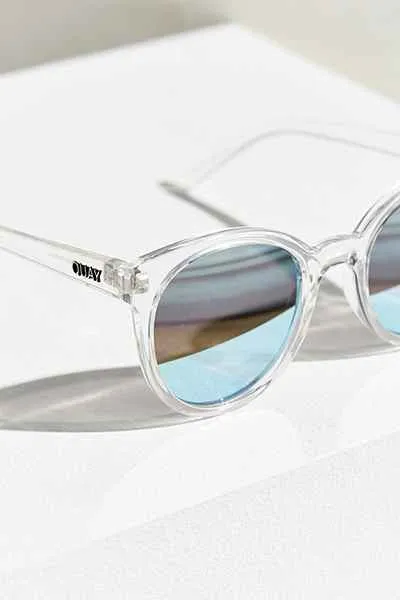 Like Wow Clear & Blue Sunglasses
